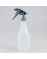 Atomiza Chemical Resistant Grey Sprayhead and 700ml HDPE Chemical Resistant Bottle.