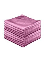 Blok 51 250gsm Multi Purpose Microfibre Cloths 10 Pack - Pink