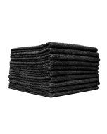 Blok 51 Premium Quality 300gsm Edgeless Black Microfibre Cloths - 10 Pack