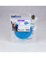 Flexipads World Class 135mm (5.5 inch) PRO-BLUE Velcro Light Clean & Glaze Pad
