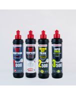 Menzerna 250ml Sampler Pack - Heavy Cut 1000, Heavy Cut 400, Medium Cut 2500, Super Finish 3500