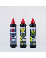 Menzerna 250ml Triple Pack - Heavy Cut 1000, Medium Cut 2500, Super Finish Plus 3800