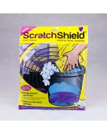 Black Plastic ScratchShield Adjustable Width Bucket Grit Guard