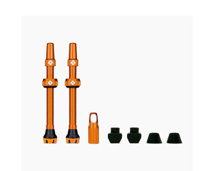 Orange presta valve shop caps