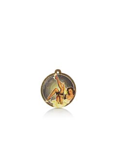 Auto Finesse - Aroma Midnight Oil Yellow Pin Up Girl Paper Hanging Air Freshener