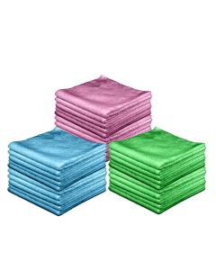 Blok 51 250gsm Multi Purpose Microfibre Cloths 30 Pack - Random Colours