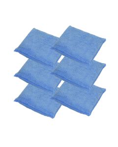 Blok 51 Blue Microfibre Applicator Pads 5" x 3" - Pack of 6