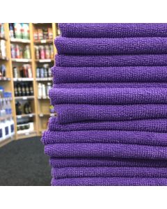 Blok 51 Premium Quality 300gsm Purple Microfibre Cloths - 10 Pack