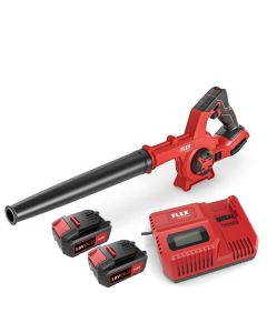 FLEX Cordless Blower 18.0V Battery Powered Car Dryer With 2 Batteries And Charger