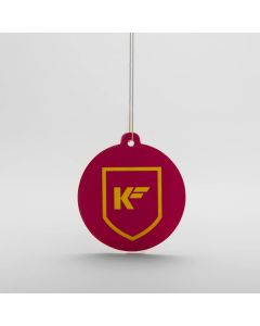 Kleen Freaks Paper Hanging Car Air Freshener - Rhubarb & Custard