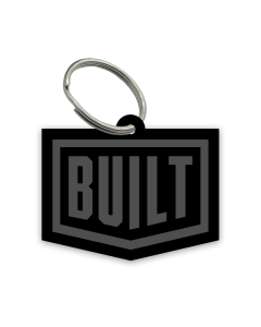 Built - Laser Etched Built Logo Keyring