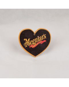 Meguiars Raspberry Heart Paper Hanging Car Air Freshener