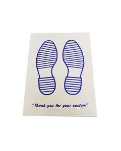 Blok 51 Valeting And Detailing Paper Floor Mats With Footprints - 250 Pack