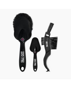 Muc-Off 3x Premium Brush Set - Bike Cleaning Brushes