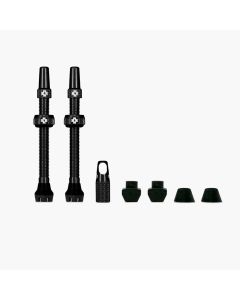 Muc-Off V2 Tubeless 60mm Black Presta Valve Kit