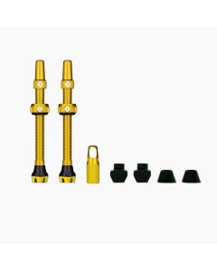 Muc-Off V2 Tubeless 44mm Yellow Gold Presta Valve Kit