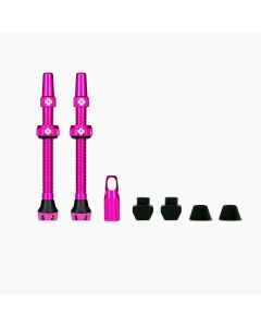 Muc-Off V2 Tubeless 44mm Pink Presta Valve Kit