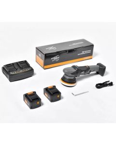 ShineMate EB351-5/12 12mm Cordless Random Orbital Polisher with 2 Batteries & Charger