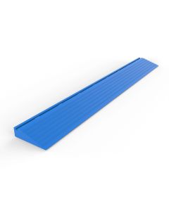 Tuff Tile Interlocking Garage Floor Edge Ramp Tile - Cobalt Blue