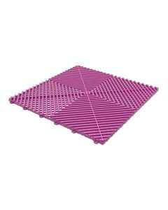 Tuff Tile Hot Pink Interlocking Garage Floor Tile 40cm x 40cm