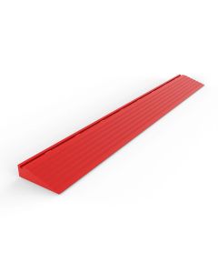 Tuff Tile Interlocking Garage Floor Edge Ramp Tile - Rich Red