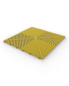 Tuff Tile Yellow Interlocking Garage Floor Tile 40cm x 40cm