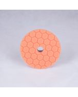 Chemical Guys Hex-Logic Quantum Medium - Heavy Cutting Pad - Orange (5 Inch)