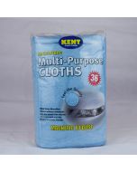 Kent Car Care 36 Pack Of Microfibre General Purpose Cloths