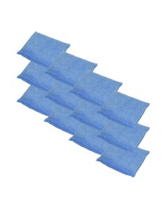 Blok 51 Blue Microfibre Applicator Pads 5" x 3" - 12 Pack
