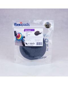Flexipads World Class 135mm (5.5 inch) PRO-BLACK Velcro Finishing Hex Pad