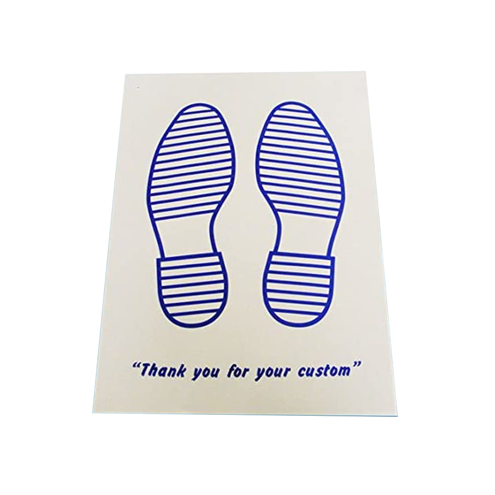 Blok 51 Valeting And Detailing Paper Floor Mats With Footprints 250 Pack